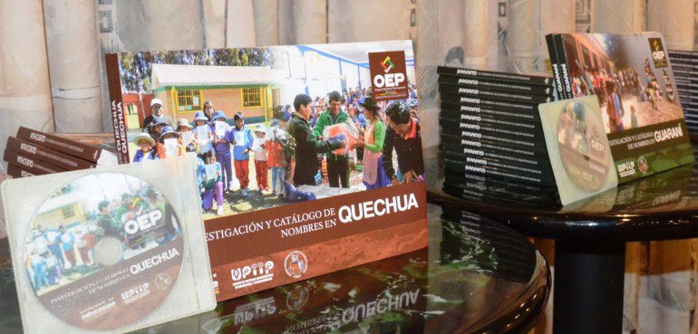 El OEP publica tres catálogos con más de tres mil nombres en idiomas aymara, quechua y guaraní