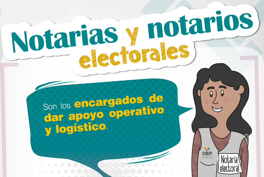 Más de 8.000 notarias y notarios darán fe de los actos electorales en las Elecciones Generales 2019