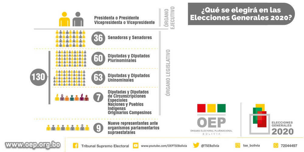 El 18 de octubre elegiremos a 177 autoridades de los órganos Ejecutivo y Legislativo