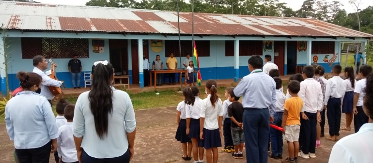 El TED Pando entrega certificados de democracia intercultural a gobiernos estudiantiles y maestros de Bolpebra