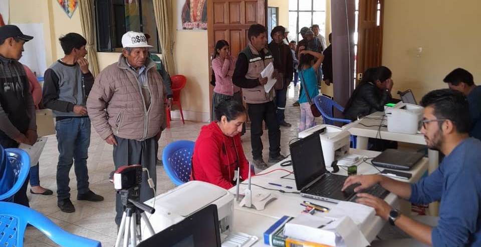 TSE posesiona a dos oficiales de Registro Civil en las localidades de Irpuma Grande y Ajllata Grande de La Paz